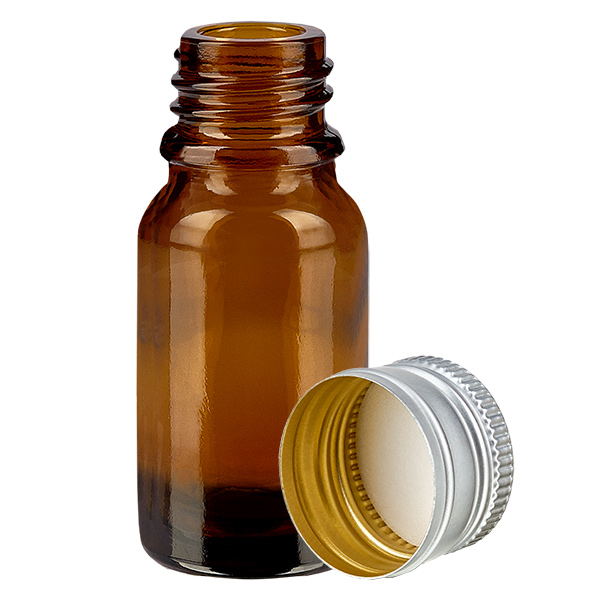 Bottiglia da 10ml 11mm SV Alu-Silb. STD BrownL. UT18/10