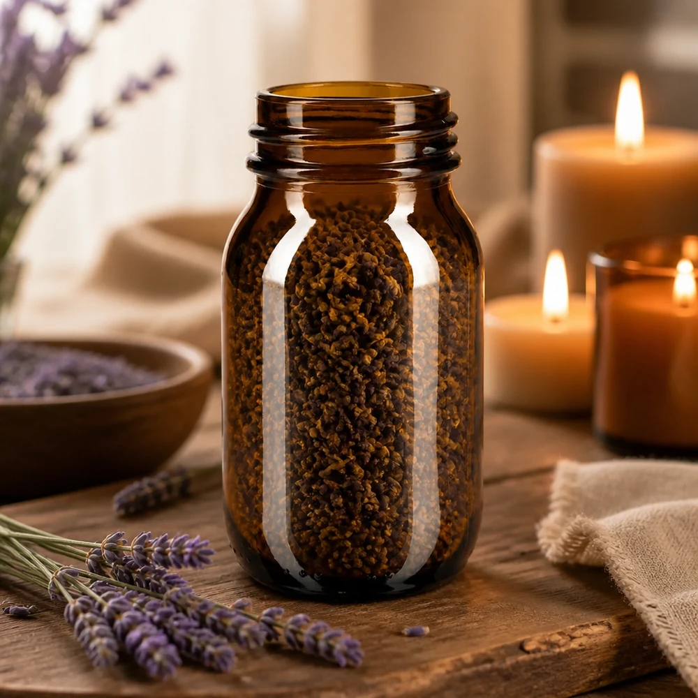 Flacone da farmacista da 100 ml in vetro ambrato con protezione UV per sostanze sensibili alla luce
