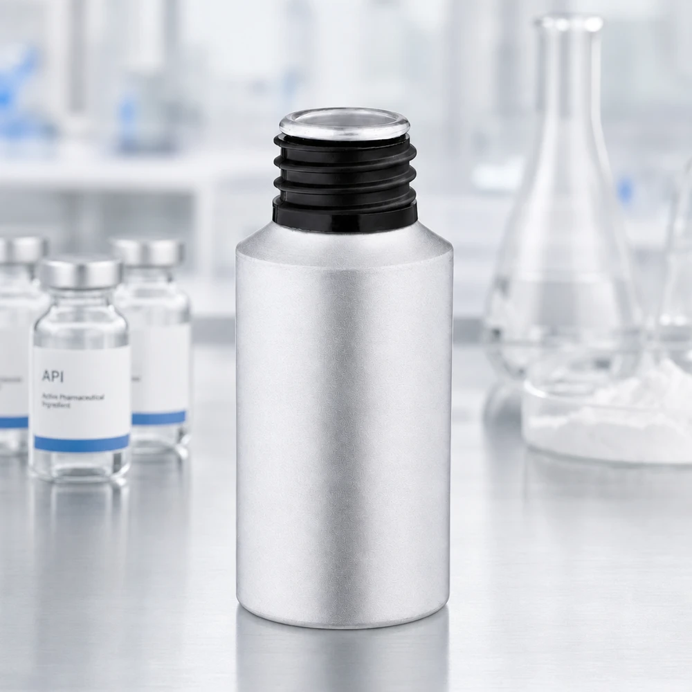 Bottiglia in alluminio decapato da 30 ml Flacone leggero in alluminio da 30 ml con rivestimento decapato, ideale per il trasporto