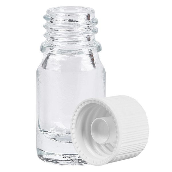 Bottiglia da 5ml 11mm SV bianco STD ClearLine UT18/5 Bottiglia da 5ml 11mm SV bianco STD ClearLine UT18/5