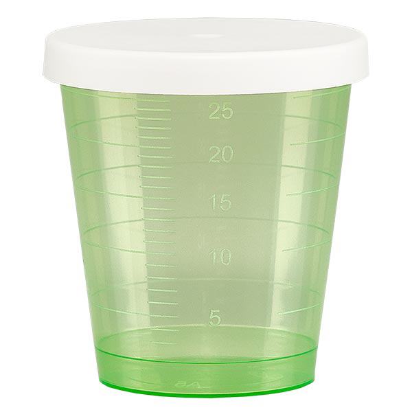 Tazza per farmaci verde 30ml
