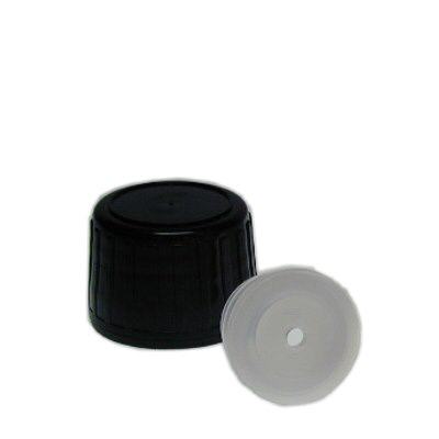 Tappo a vite nero Spri 28mm f PETMedFl, OV