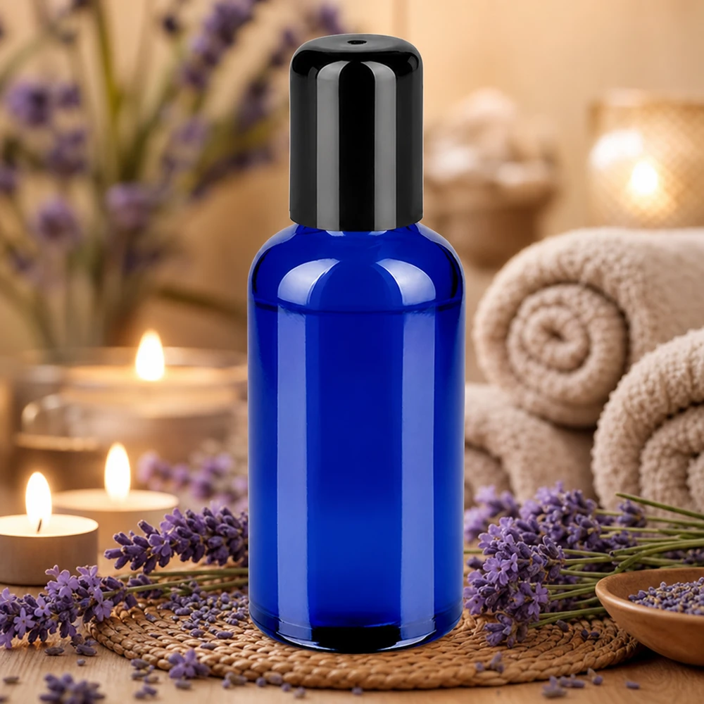 Flacone roll-on da 50 ml nero STD BlueLine UT18/50 STD BlueLine UT18/50 Roll-On flacone da 50 ml con pratico applicatore a sfera per una facile applicazione