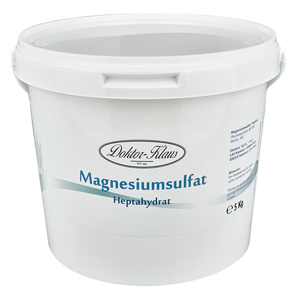 Solfato di magnesio (7-idrato) 5kg Doktor-Klaus Solfato di magnesio (7-idrato) 5kg Doktor-Klaus