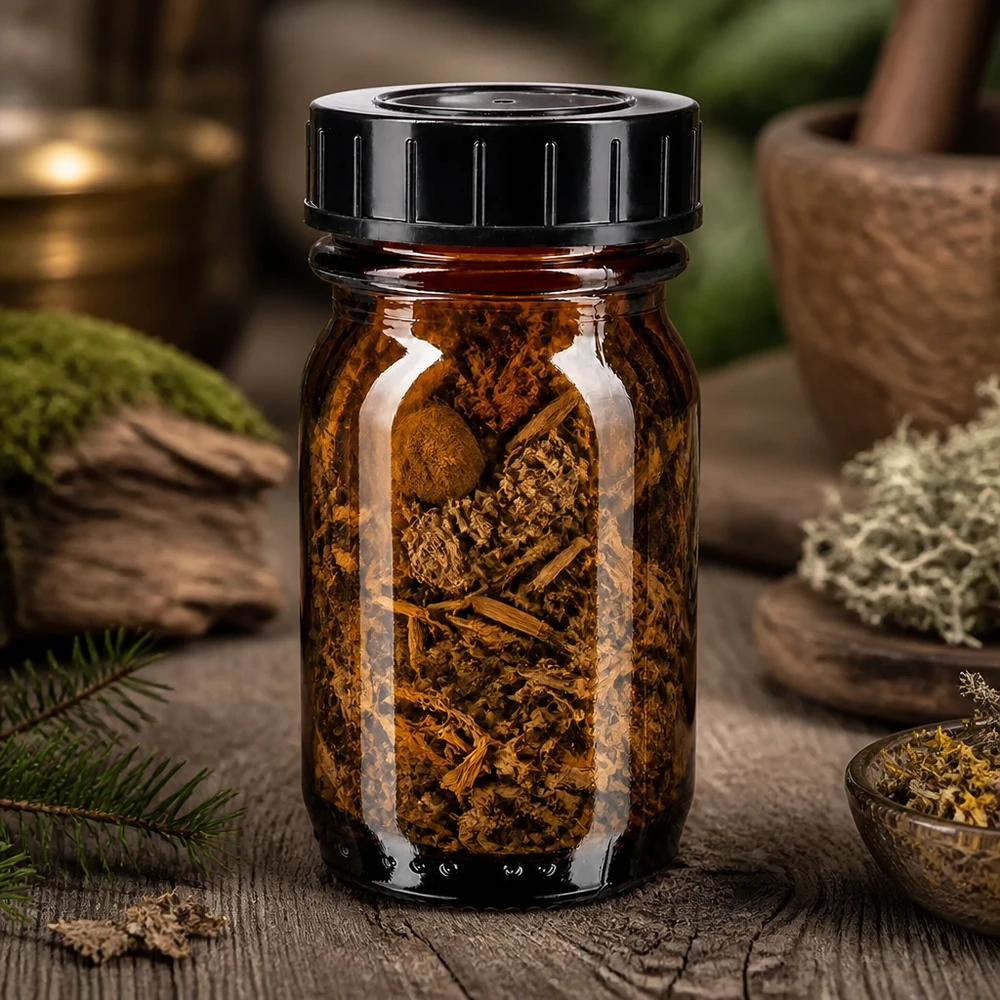 Bottiglia a collo largo da 30 ml in vetro ambrato con tappo a vite Vasetti a bocca larga da 30 ml in vetro ambrato di alta qualità per una conservazione ottimale delle erbe.