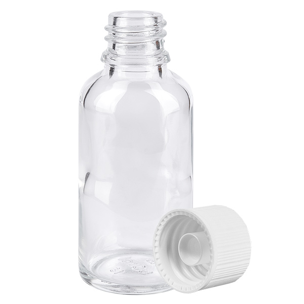 Bottiglia da 30ml 11mm SV bianco STD ClearLine UT18/30