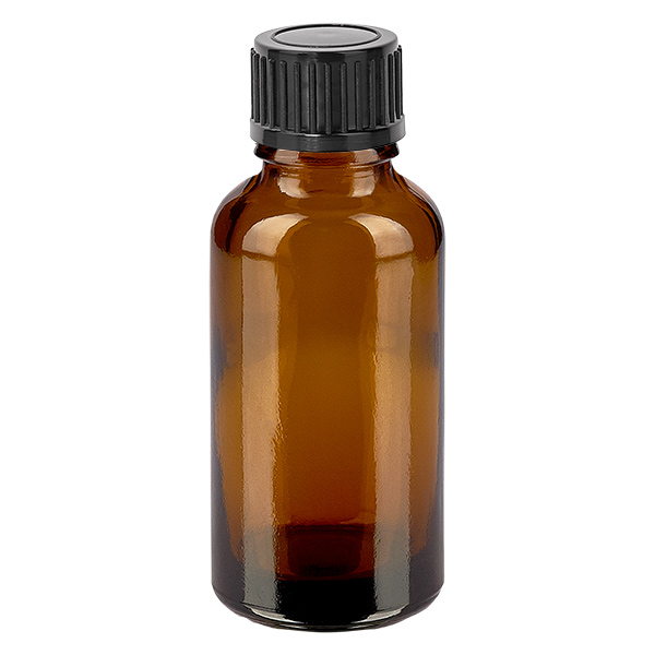 Bottiglia da 30ml 11mm SV nero STD BrownLine UT18/30