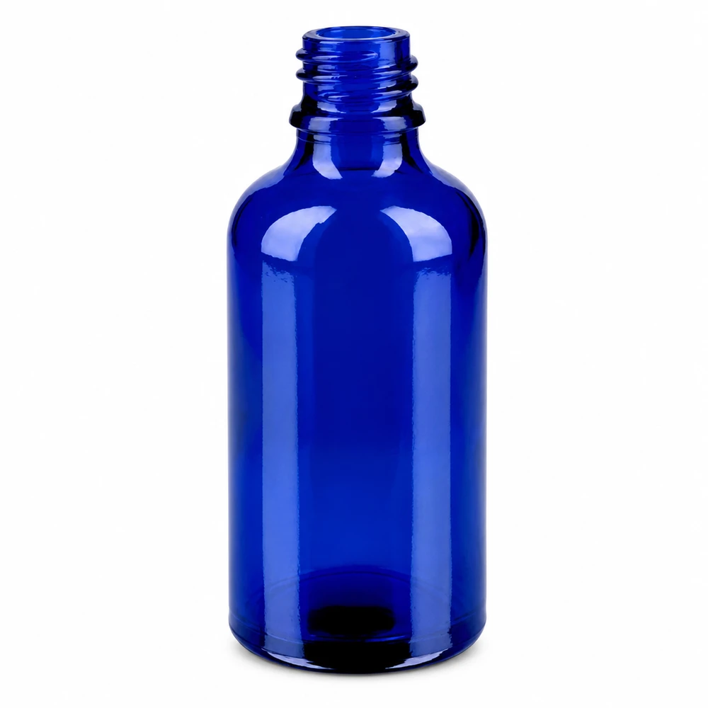 Flacone spray da 100 ml bianco/trasparente STD BlueLine UT18/100 Flacone spray in vetro blu trasparente da 100 ml per oli essenziali e cosmetici