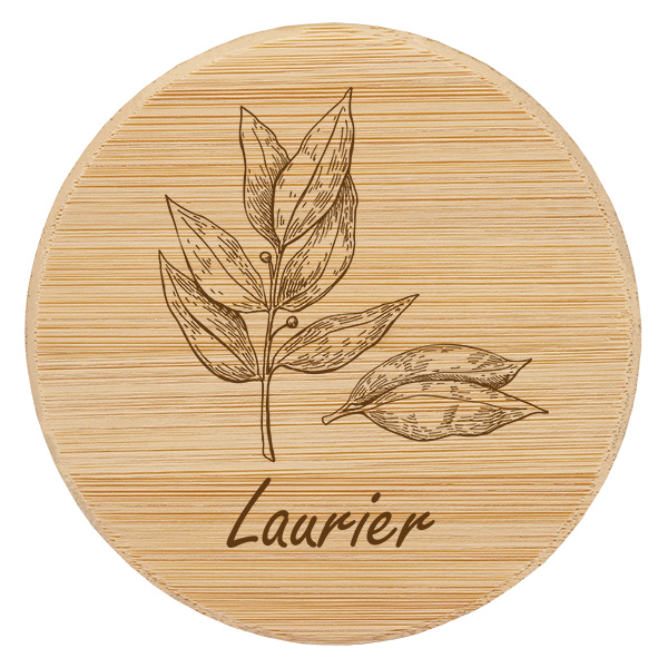 Coppia in legno "Laurier" per WECK RR60 Coppia in legno "Laurier" per WECK RR60