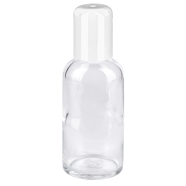 Flacone roll-on da 50 ml bianco STD ClearLine UT18/50