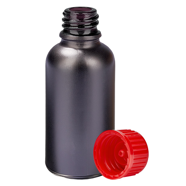 Bottiglia da 30ml 11mm SV rosso STD BlackLine UT18/30