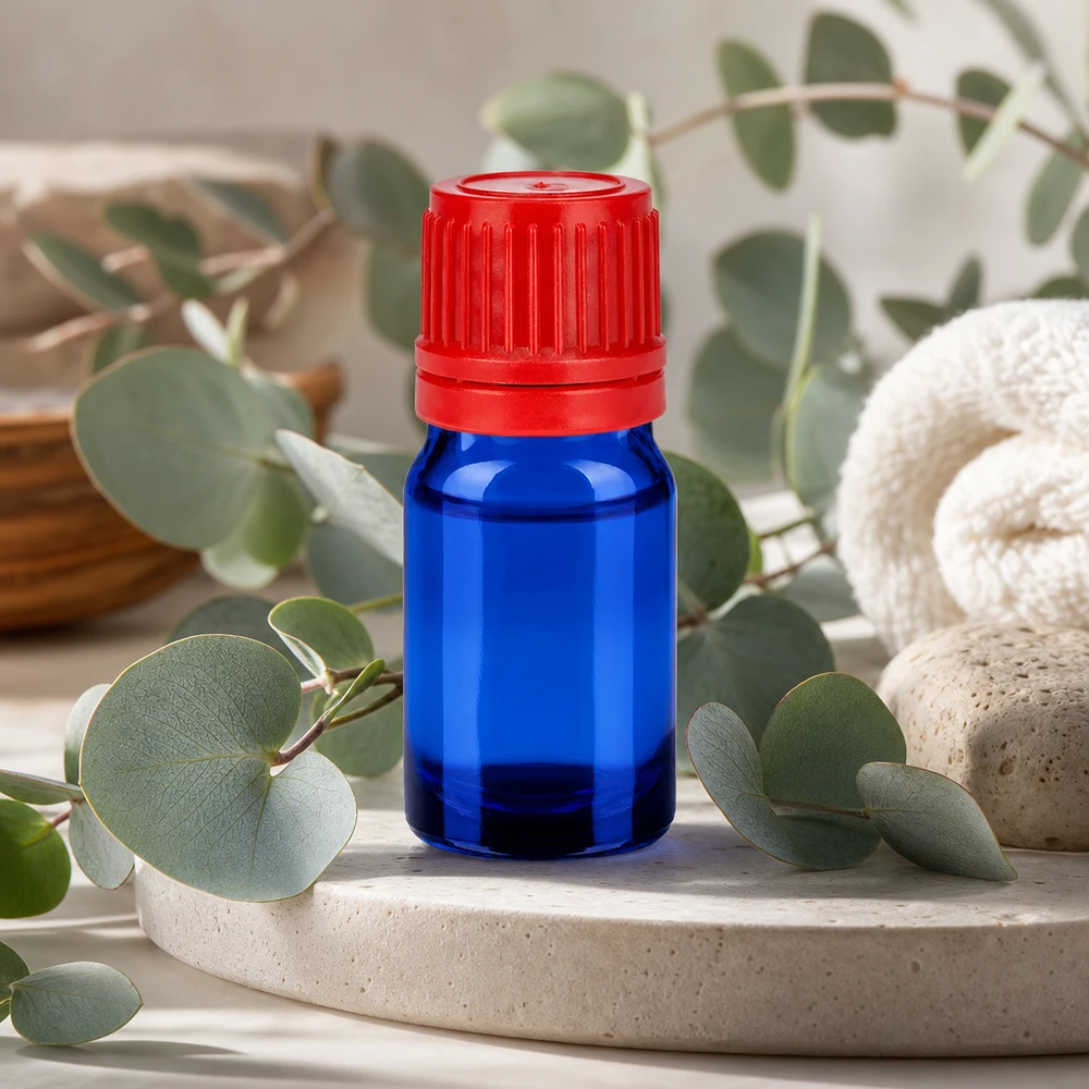 Bottiglia da 5ml 11mm SV rosso OV BlueLine UT18/5 Pratico flacone BlueLine UT18/5 da 5 ml con design ergonomico per una facile manipolazione