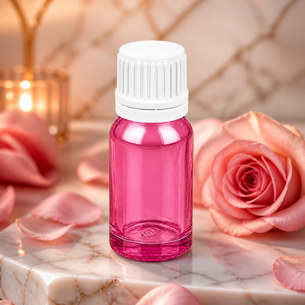 Bottiglia da 10ml tappo a vite 11mm bianco Originalità tappo a vite PurpleLine UT18/10 Bottiglia professionale in vetro PurpleLine da 10 ml con filettatura da 11 mm per applicazioni di laboratorio