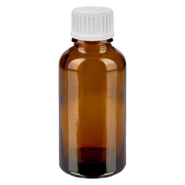 Bottiglia da 30ml (globuli) 3mm GR w. STD MarroneL. UT18/30