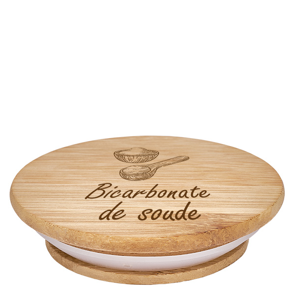Coppia in legno "bicarbonato di sodio" per WECK RR60