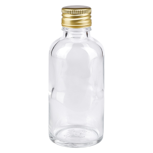 Flacone da 50ml 11mm SV Alu-Gold STD ClearL. UT18/50