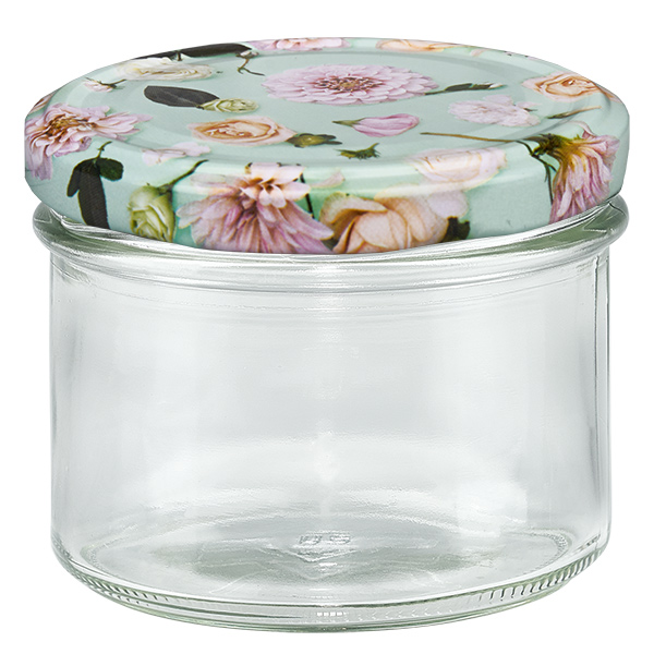 Bicchieri da 180 ml + coperchio BasicSeal fiore di menta UNiTWIST