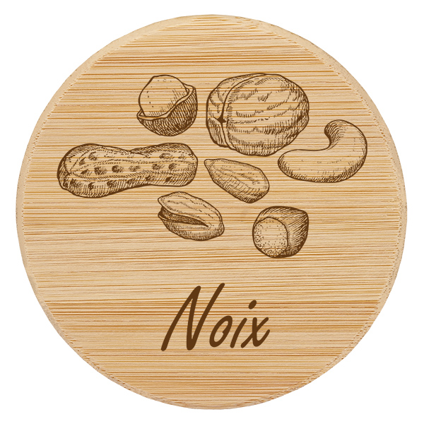 Coppia in legno "Noix" per WECK RR100 Coppia in legno "Noix" per WECK RR100