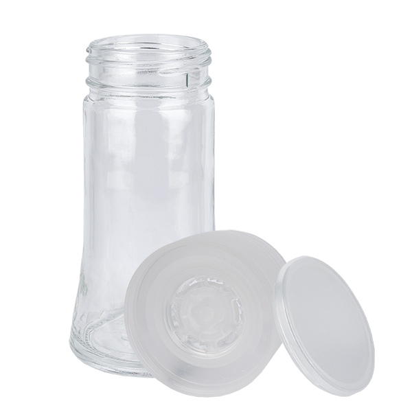Barattolo per sale/spezie 95ml con macinino Vario bianco Barattolo per sale/spezie 95ml con macinino Vario bianco
