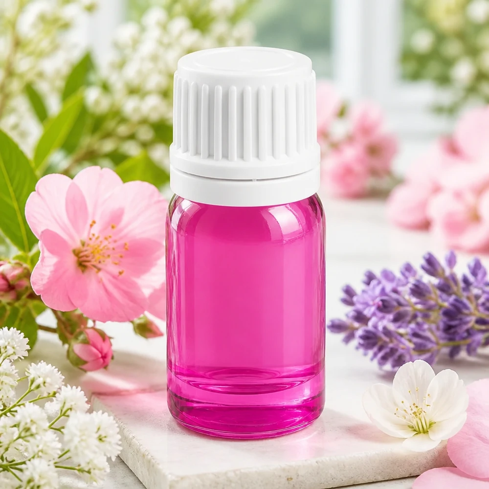 Bottiglia da 5ml tappo a vite 11mm bianco Originality tappo a vite PurpleLine UT18/5 Flacone Premium PurpleLine da 5 ml con tappo bianco per la conservazione igienica dei cosmetici