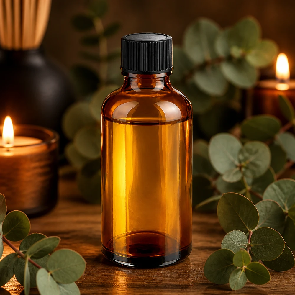 Flacone contagocce da 50 ml 1 mm nero STD BrownLine UT18/50 Flacone compatto da 50 ml in vetro con protezione UV, ideale per i viaggi e gli spostamenti