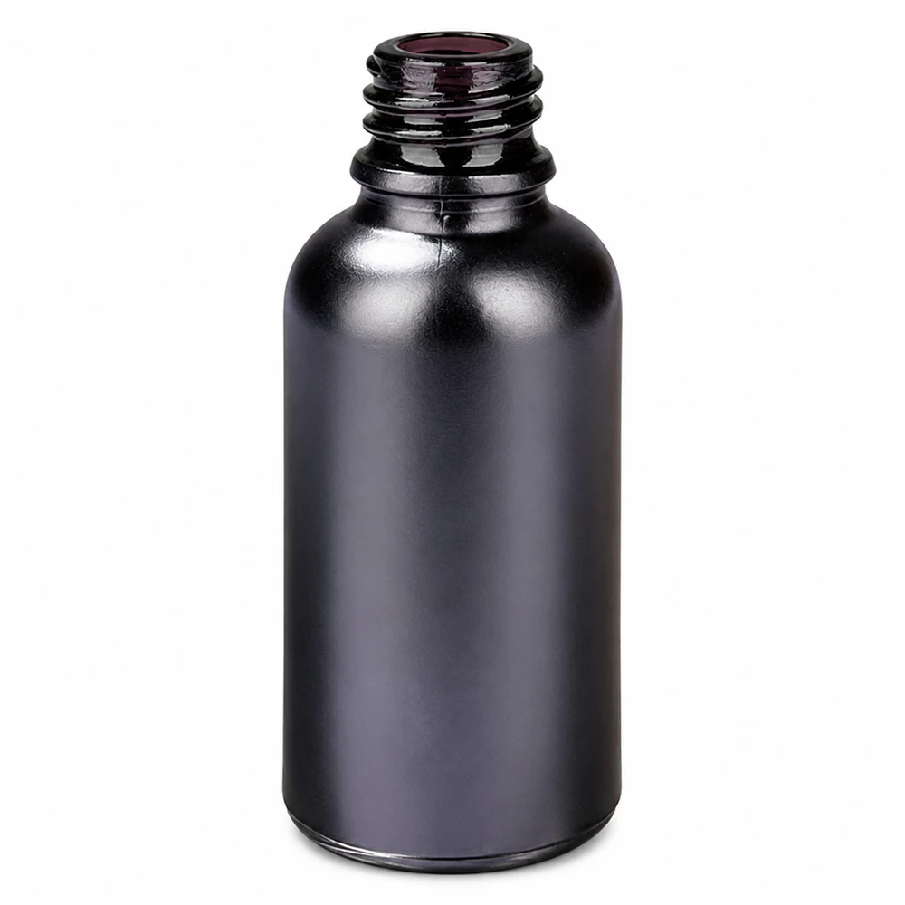 Flacone da farmacia da 30 ml BlackLine UT18/30 UNiTWIST Flacone cilindrico per farmacisti BlackLine da 30 ml con forma sottile e filettatura professionale UNiTWIST