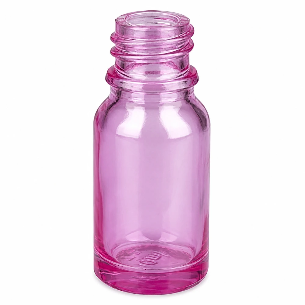 Flacone dosabile con precisione da 10 ml in viola trasparente per applicazioni di bellezza