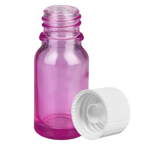 Bottiglia da 10 ml con tappo a vite da 11 mm bianco standard PurpleLine UT18/10