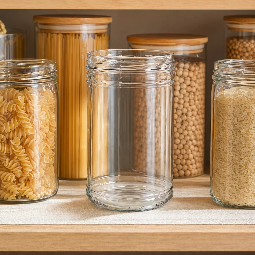 UNiTWIST Sturz1053 - Bicchieri capacità 1053ml TO100 UNiTWIST tumbler 1053ml TO100 barattolo vuoto in dispensa cucina organizzata tra pasta e legumi