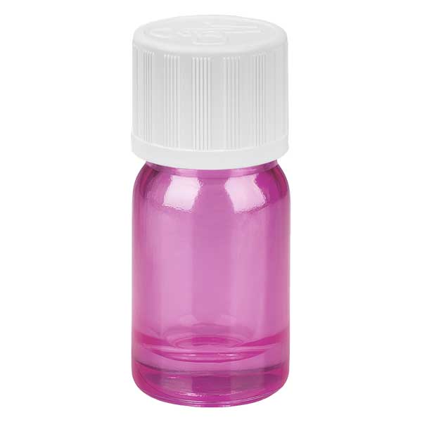 Flacone contagocce da 5 ml 1,2 mm bianco a prova di bambino PurpleLine. UT18/5