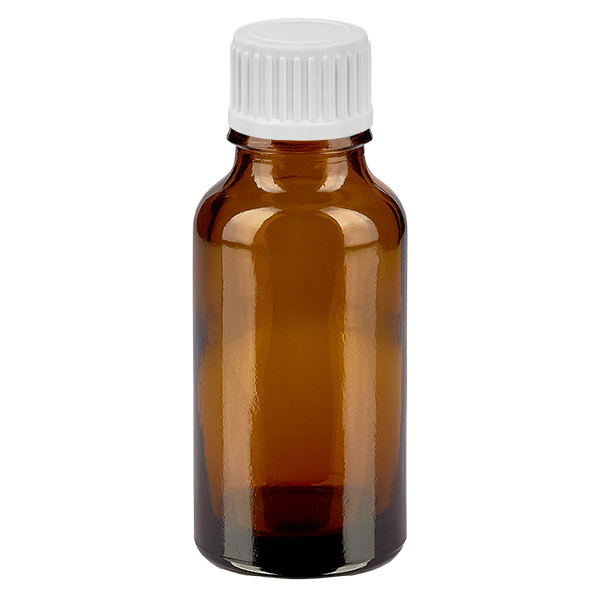 Flacone contagocce da 20 ml 0,9 mm bianco STD BrownLine UT18/20