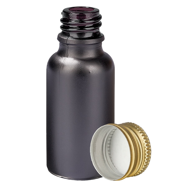 Bottiglia da 20ml 11mm SV alluminio oro STD BlackL. UT18/20