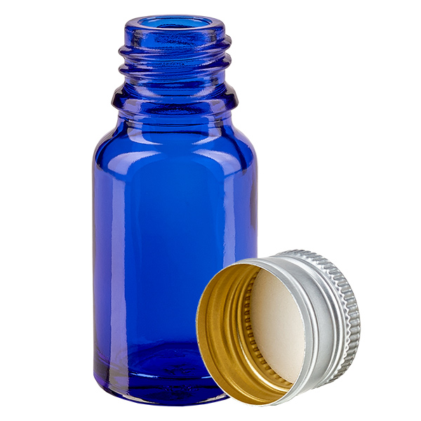 Flacone 10ml 11mm SV alluminio-argento STD BlueL.UT18/10
