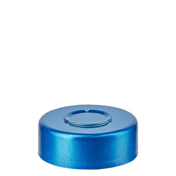 Tappo a crimpare 20,25 x 7,4 mm MEDIUM a strappo, blu