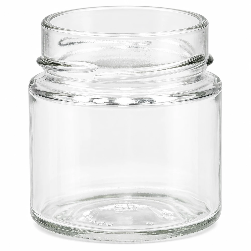 UNiTWIST Runda135 - Barattolo rotondo capacità 135ml TO58deep UNiTWIST Runda135 vaso rotondo 135ml TO58deep vaso da conserva trasparente con tappo a vite per conserve