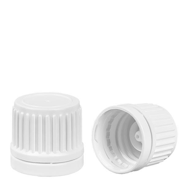 Tappo a vite bianco (DIN18, UT18) OV...