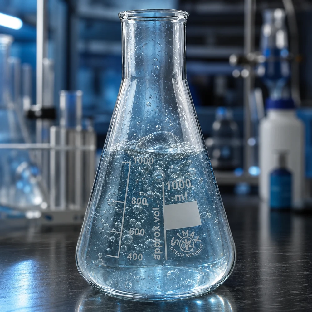 Beuta da 100 ml a collo largo Beuta resistente al calore con collo largo da 100 ml per applicazioni di laboratorio professionali