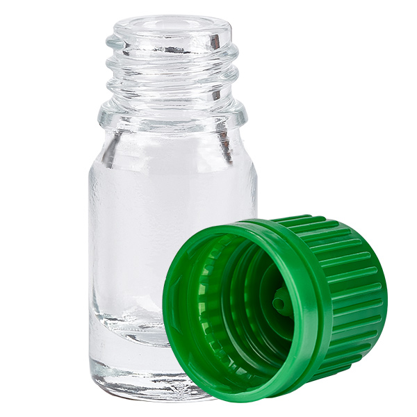 Bottiglia da 5ml 11mm SV verde OV ClearLine UT18/5
