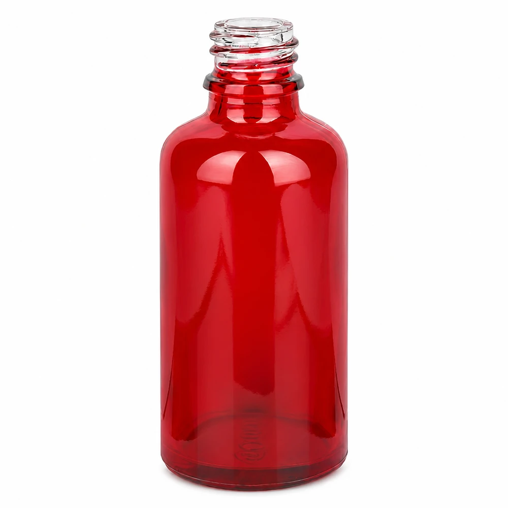 Flacone in vetro di alta qualità 50ml RedLine UT18/50 in robusto vetro borosilicato per farmacia e cosmetica