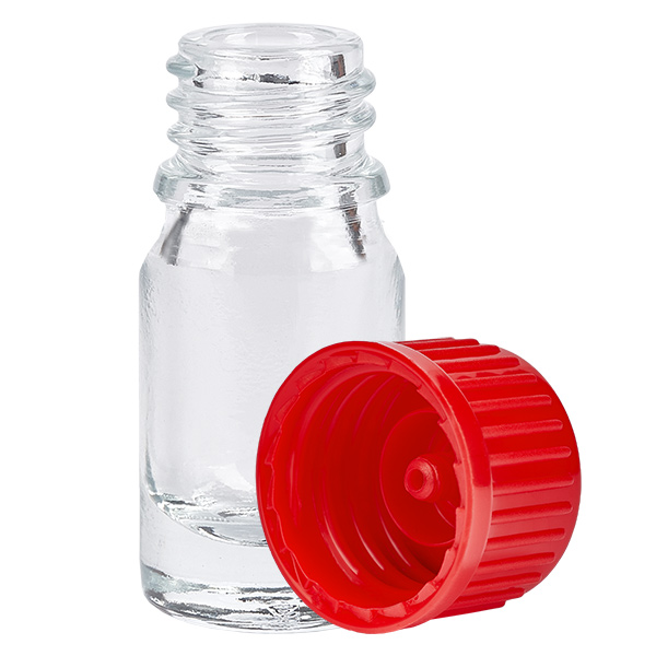 Flacone da 5ml 11mm SV rosso STD ClearLine UT18/5