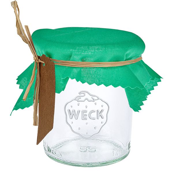 Centrino per gioielli in tessuto verde 12cm quadrato