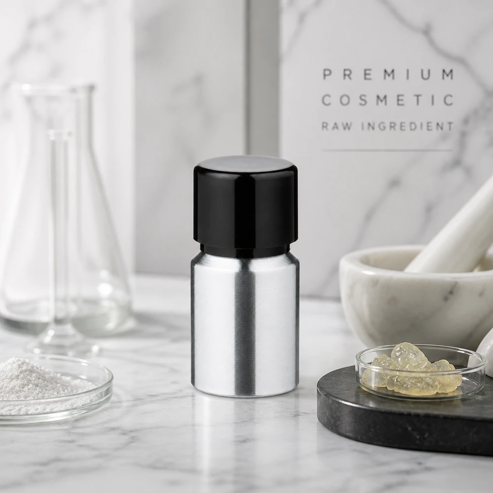 Flacone in alluminio lucido da 10 ml per la produzione di cosmetici professionali