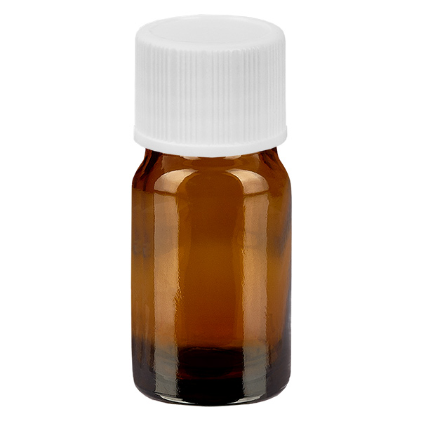 Bottiglia da 5ml 11mm SV bianco STD BrownLine UT18/5