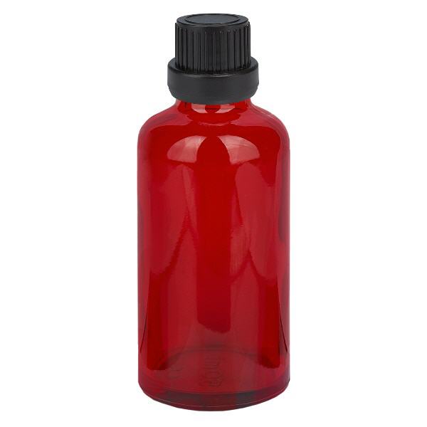 Bottiglia da 50ml 11mm SV nero OV RedLine UT18/50