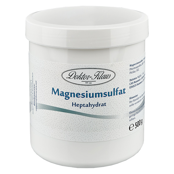 Solfato di magnesio (7-idrato) 500g Doktor-Klaus Solfato di magnesio (7-idrato) 500g Doktor-Klaus