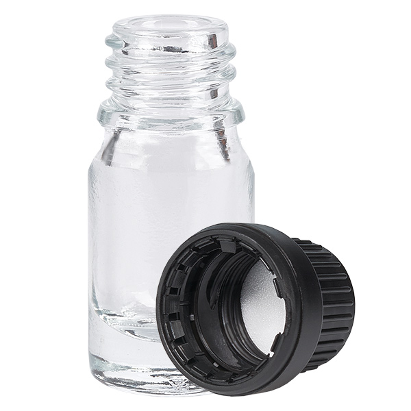 Bottiglia da 5ml 11mm SV nero OV ClearLine UT18/5