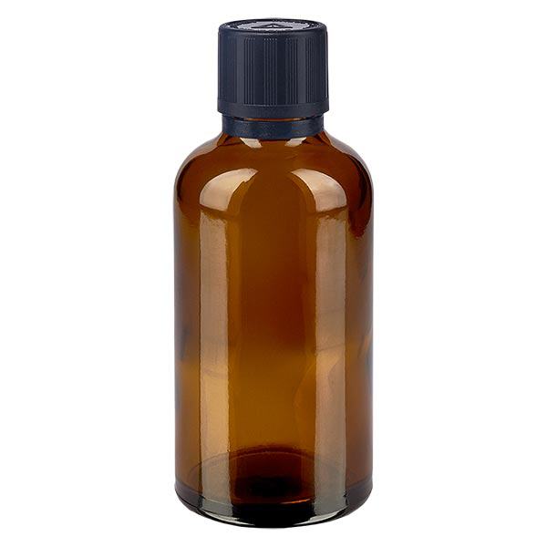 50ml bre. Gocciolatore. OV KiSi Bli nero/1mm ApoGlas