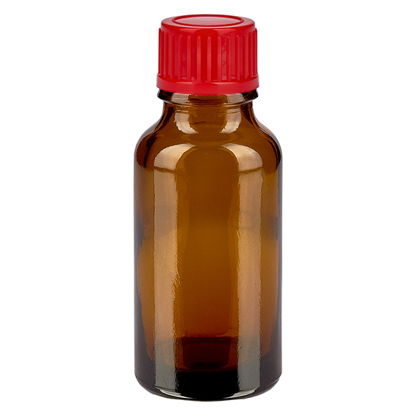 Bottiglia da 20ml 11mm SV rosso STD BrownLine UT18/20