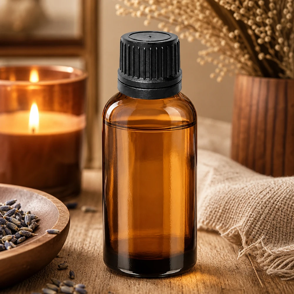 Flacone contagocce da 30 ml 1mm nero OV BrownLine UT18/30 Flacone in vetro ambrato da 30 ml con filettatura UT18/30 per miscele di olio ricaricabili