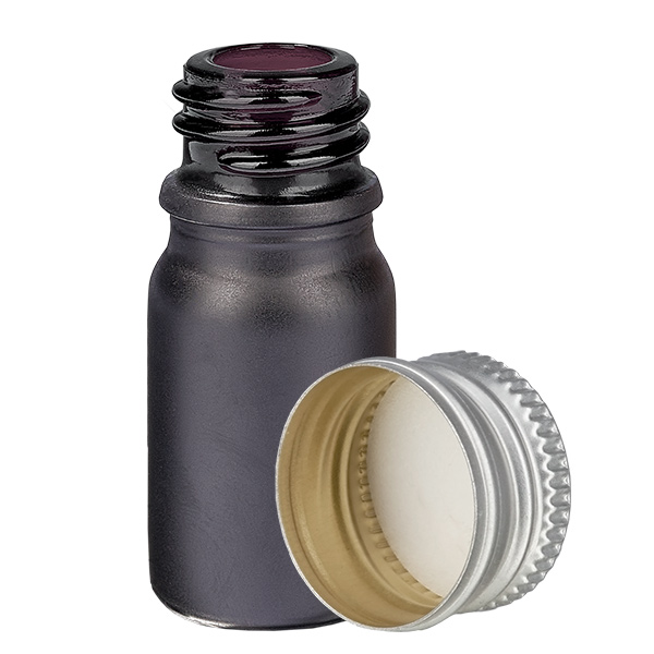 Bottiglia da 5ml 11mm SV Alu-Silb. STD BlackLine UT18/5